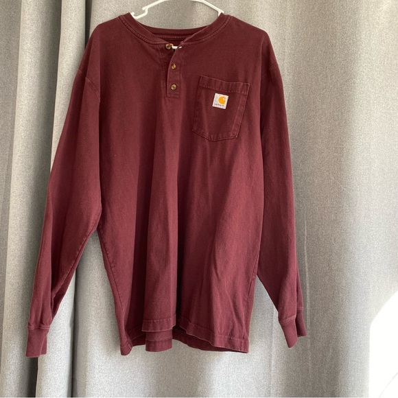 Carhartt Other - Carhartt Brown Long Sleeve Shirt L